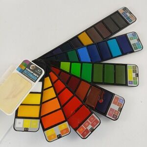 Cheap Joe's Sketchmaker Watercolor Paint Set 42 Asst. Colors Foldable Paint Set